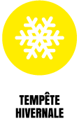 Icône tempête hivernale