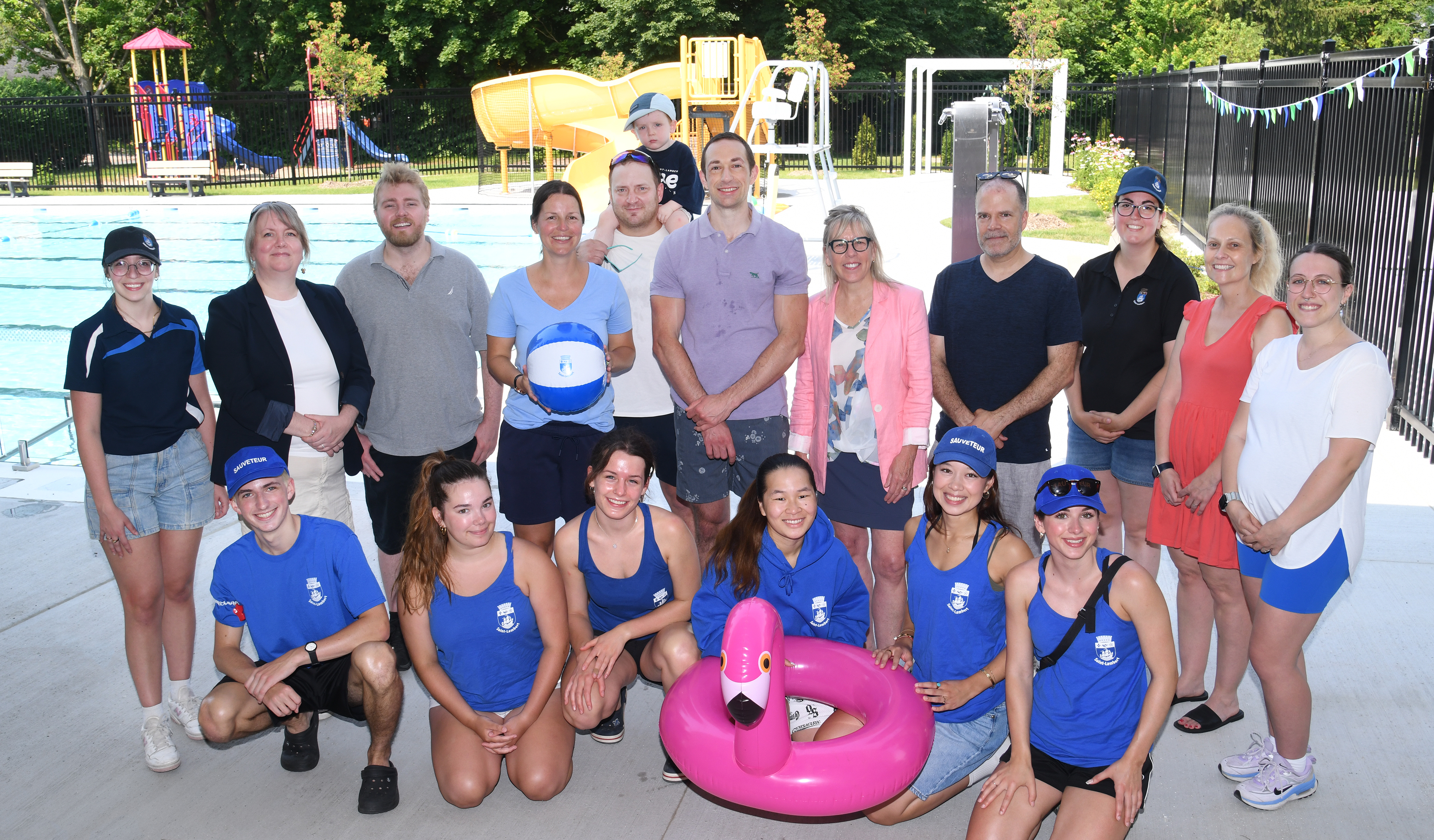 Inauguration de la piscine Alexandra