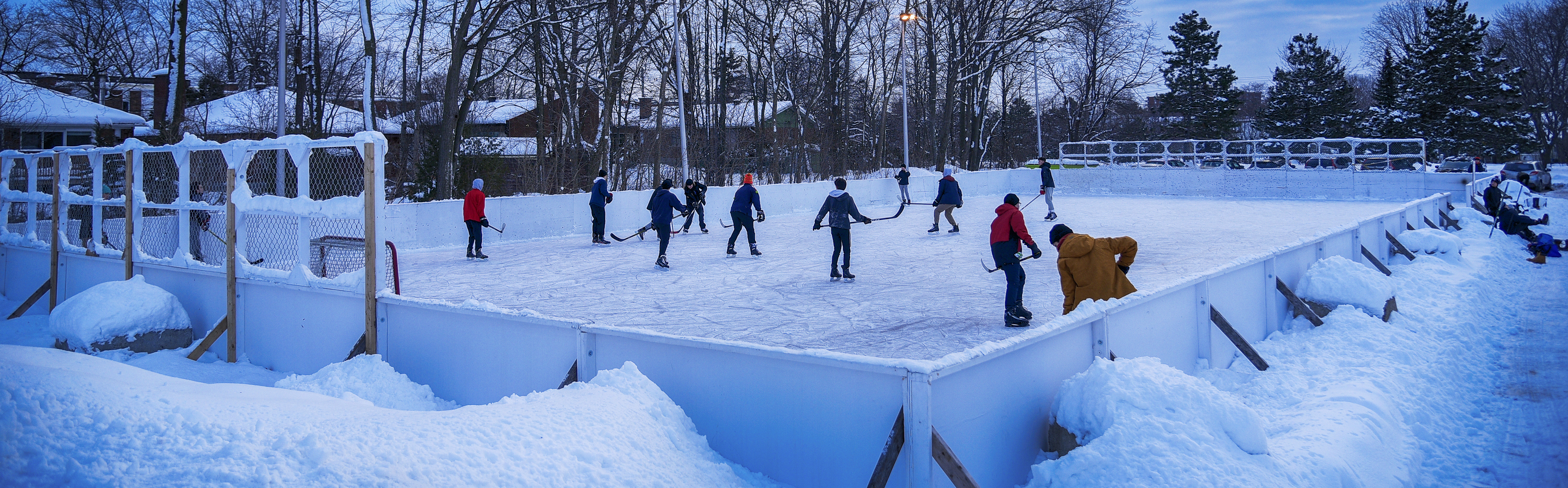 Patinoire extérieure