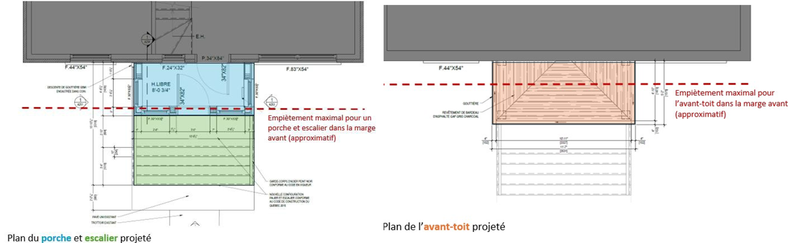 Demande de dérogations mineures | 632, avenue Pine