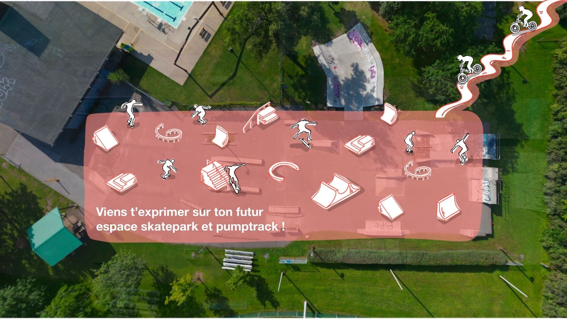 Consultation sur l’aménagement du skatepark et du nouveau pumptrack