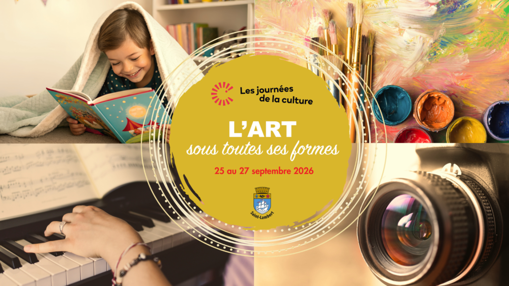 Journées de la culture : du 25 au 27 septembre, célébrons l’art sous toutes ses formes
